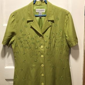 Jessica Howard Linen Dress SIZE 12